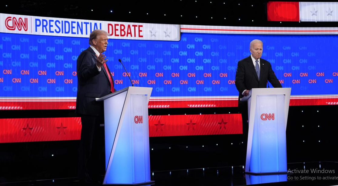 Biden, Trump face off in historic U.S. presidential debate