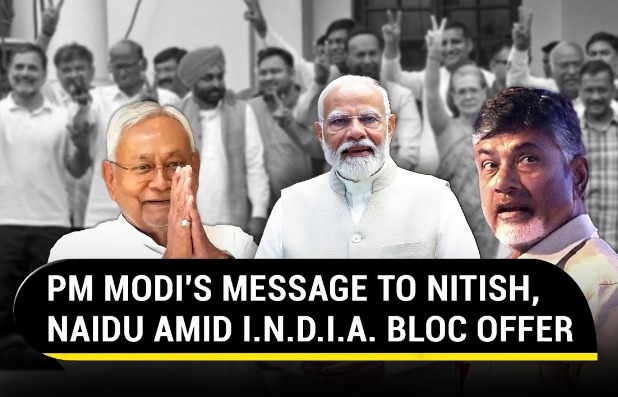 Lok Sabha Results Pave Way for Modi Govt 3.0 But with ‘Double Engine’ of Nitish And Naidu; INDIA Bloc Exceeds Expectations
