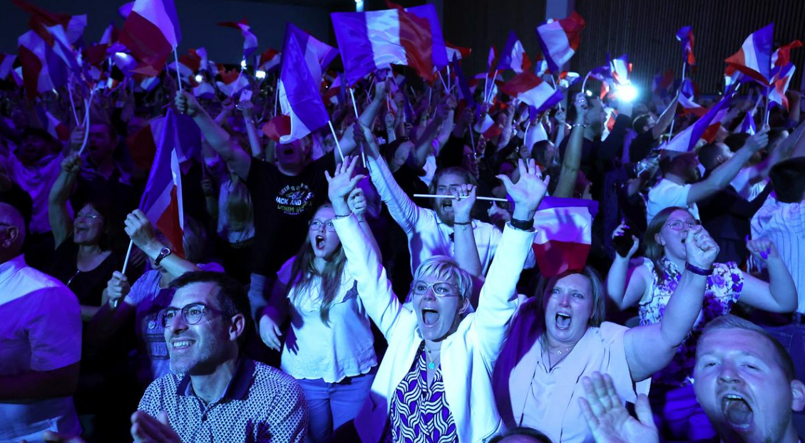 French voters propel far-right National Rally to strong lead in first-round legislative elections