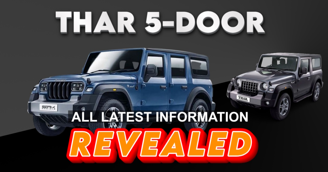 2024 Mahindra THAR 5-Door: Features and Anticipated Prices Unveiled
