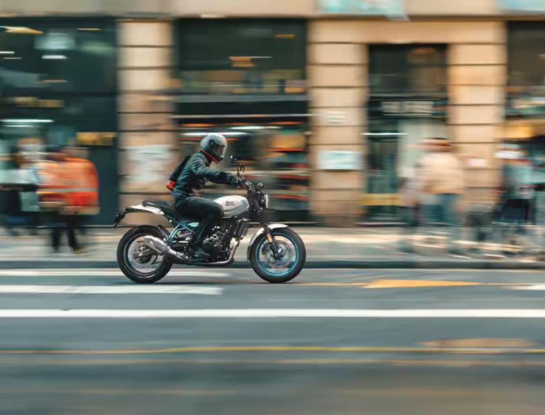 Royal Enfield enters sub-500cc category with a new street naked bike called Guerrilla 450, which costs Rs 2.39 lakh.