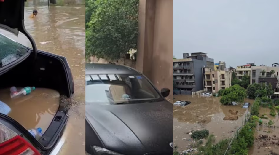‘Meri BMW, Mercedes gayi’: Gurugram Sector-57 man shares video of luxury cars submerged after deluge