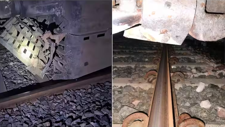 Video Captures Sabarmati Express Train Coaches Derailing Close to Kanpur, Uttar Pradesh; Railway Issues Emergency Numbers