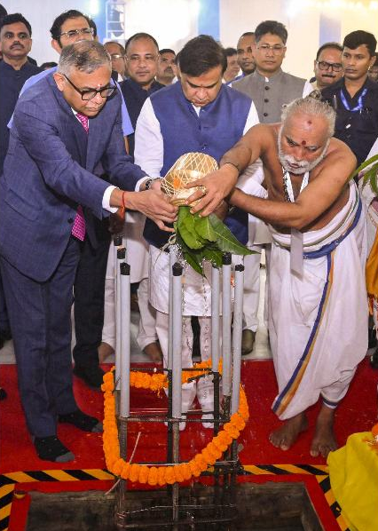A giant industrial leap in NE: Ground breaking ceremony of Tata’s chip assembly plant in Assam