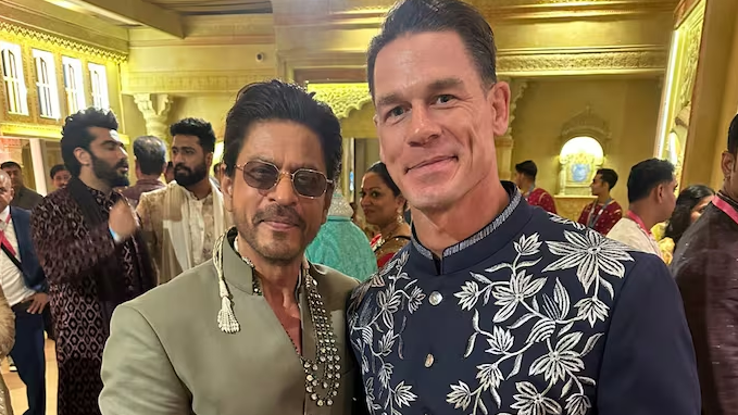 John Cena recalls emotional meeting with SRK, spicy food at Anant-Radhika’s wedding