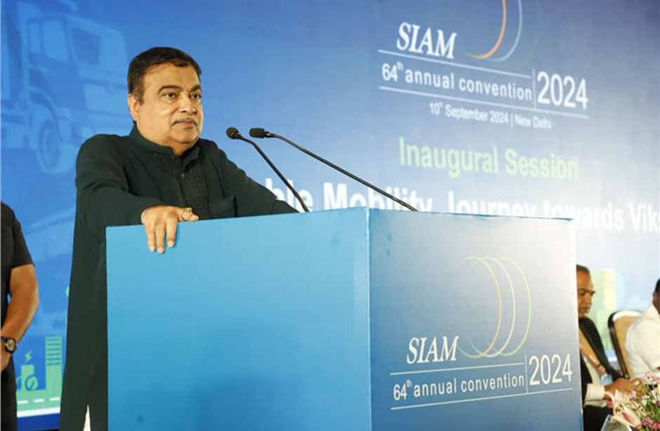 Gadkari repeats goal of achieving 1 crore units of EV sales annually by 2030