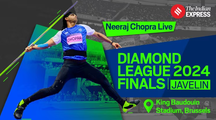 Neeraj Chopra narrowly comes in 2nd place behind Anderson Peters in the 2024 Diamond League Final
