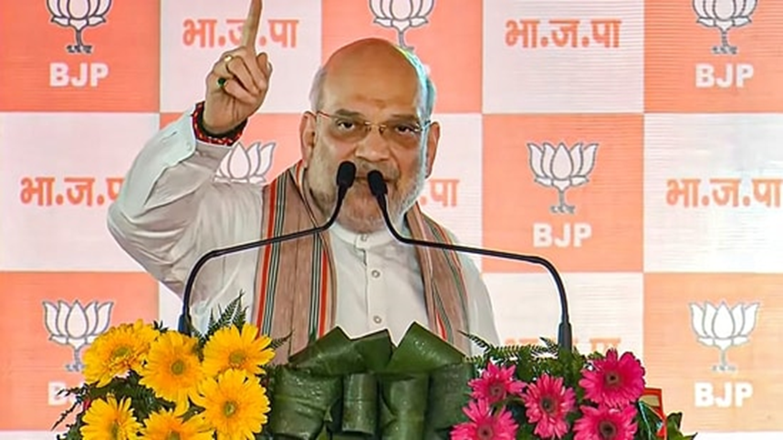 Amit Shah launched a scathing attack on Congress as ‘Dealers, Dalaal, Damaad’ during a rally in Haryana