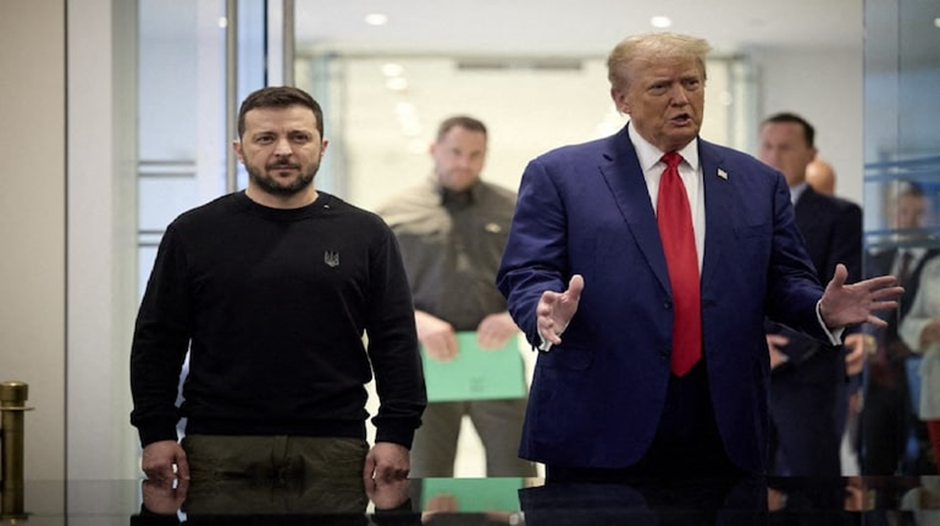 Trump reported that President Putin desires an end to the war during his meeting with Ukrainian President Zelenskyy in New York