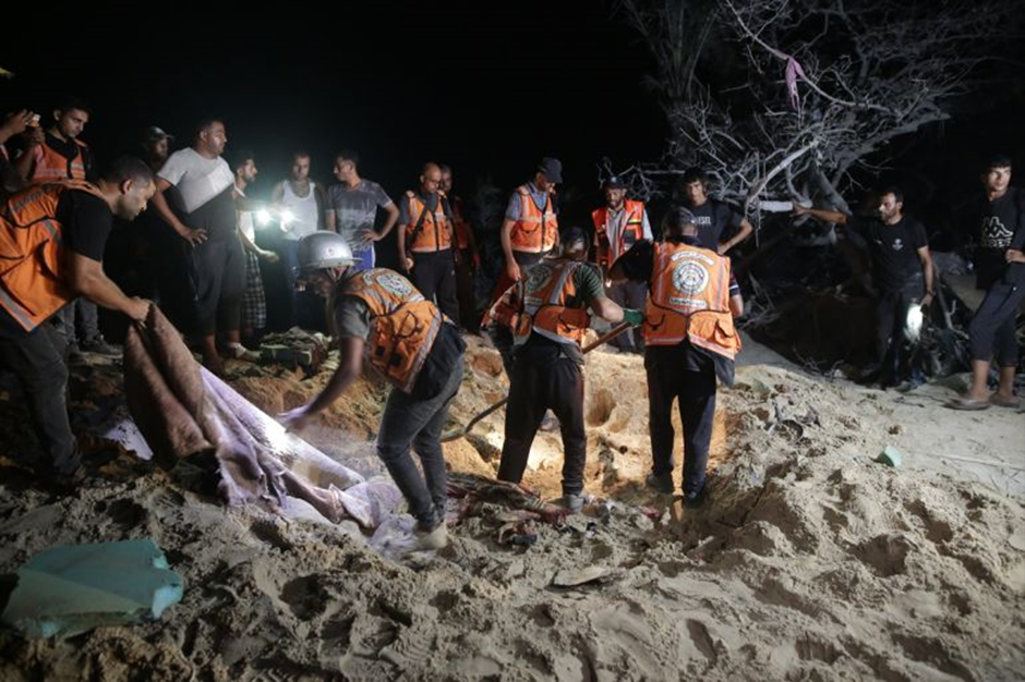 ‘Atrocity’: Officials report that at least 40 people died in an Israeli airstrike on a tent camp