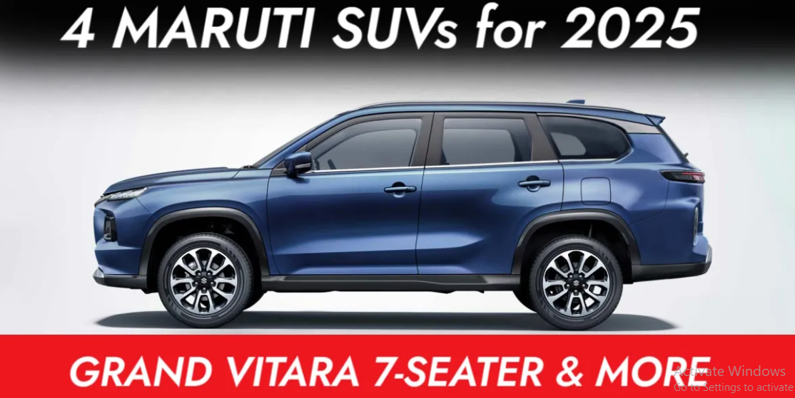 4 Upcoming Maruti Suzuki SUVs to be Launched in 2025: Including a 7-Seater Grand Vitara Competing with Tata Punch