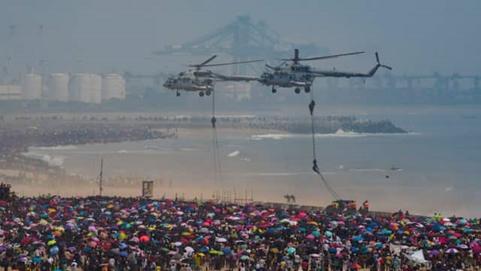 Mix of social media hype and inadequate crowd management blamed for fatalities at Chennai air show