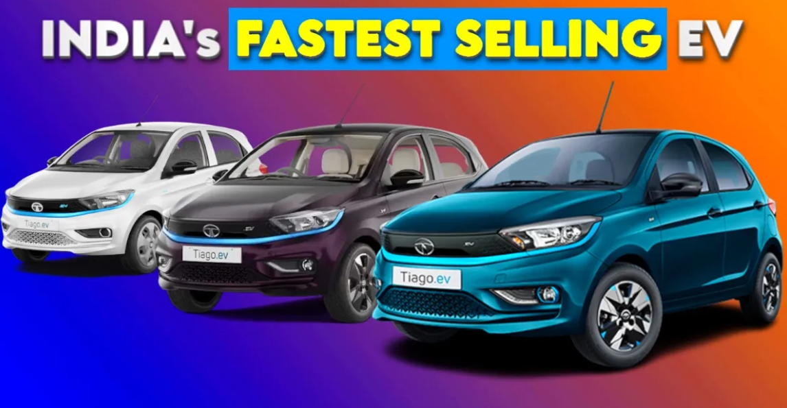 Tata Tiago.EV Achieves Title of India’s SPEEDIEST Selling Electric Vehicle: 50K Units Sold In 21 Months