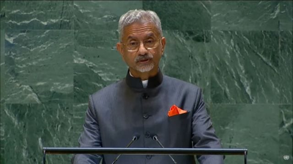 Jaishankar states that the UN is like a dated corporation, falling behind in the market but still present