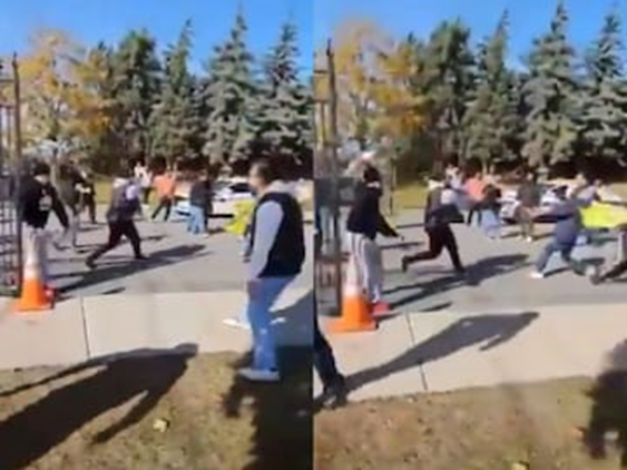 Khalistani radicals attack worshippers at Hindu temple in Canada, Trudeau responds | Footage displayed