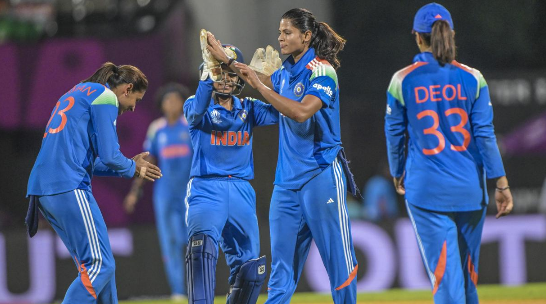 Women’s ODI World Cup: Radha and Shree Charani Shine, But Rain Washes Out the Show