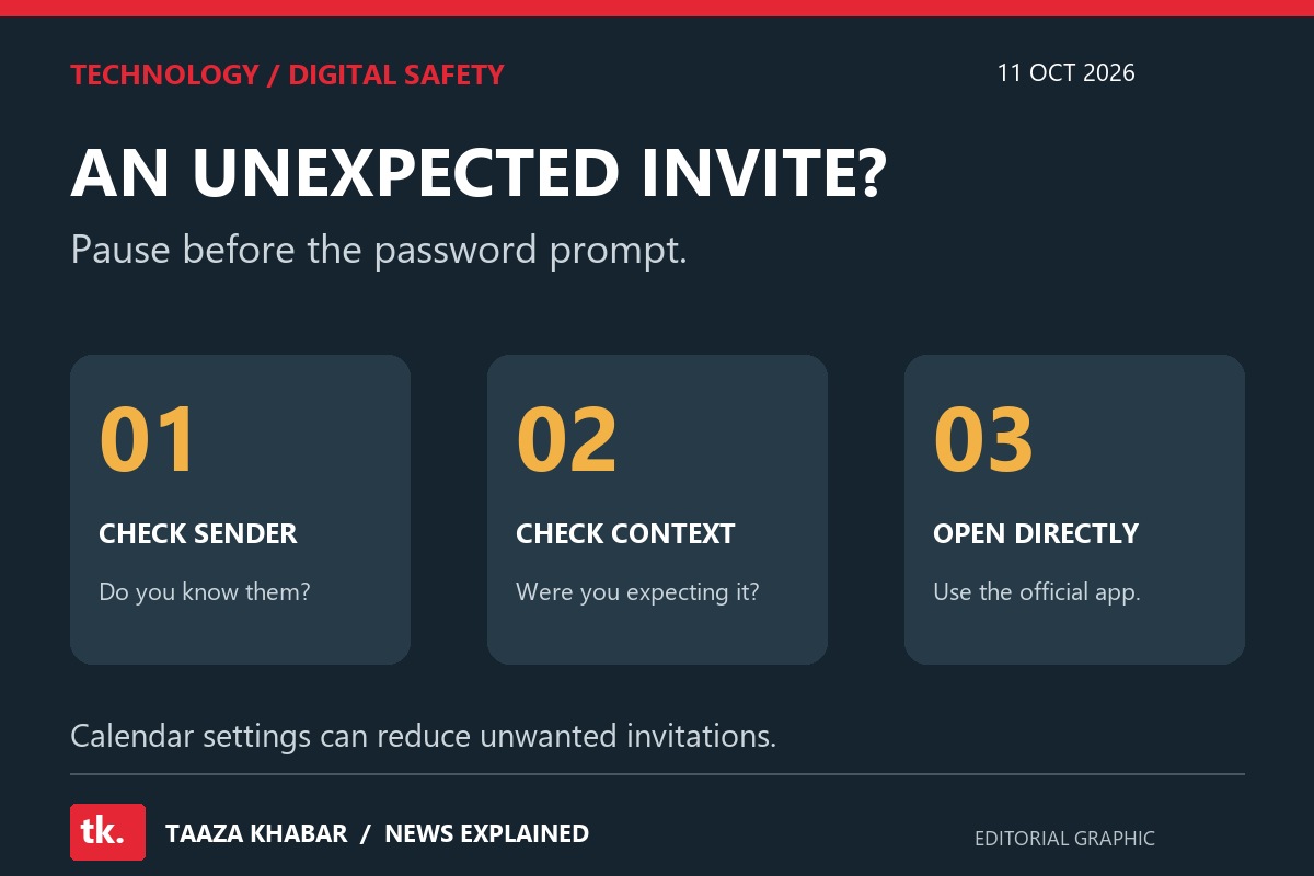 Calendar Phishing: Three Checks Before Trusting an Unexpected Meeting Invite