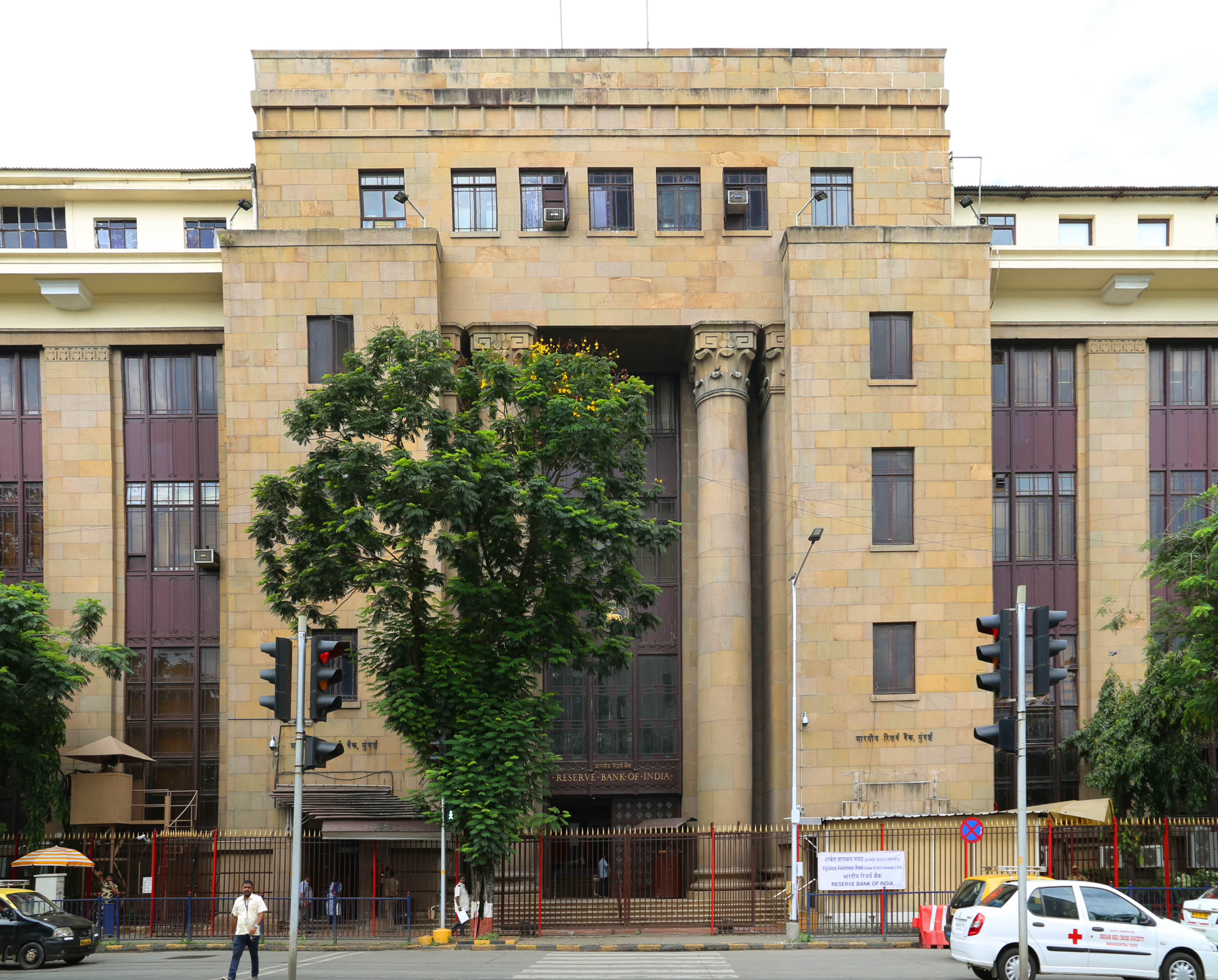 Reserve Bank of India building in Mumbai, photographed on 1 November 2019.